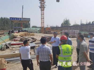 上海援疆前方指挥部调研莎车县重点援疆项目 看望慰问上海市2021年中期轮换援疆教师医生